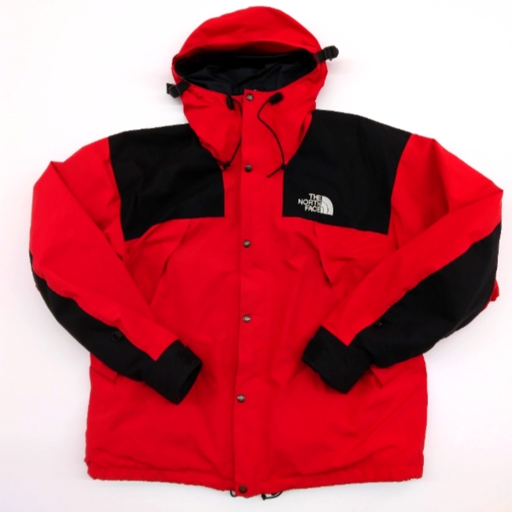 The North Face Red and Black Gore-Tex Jacket. Hard to find color
